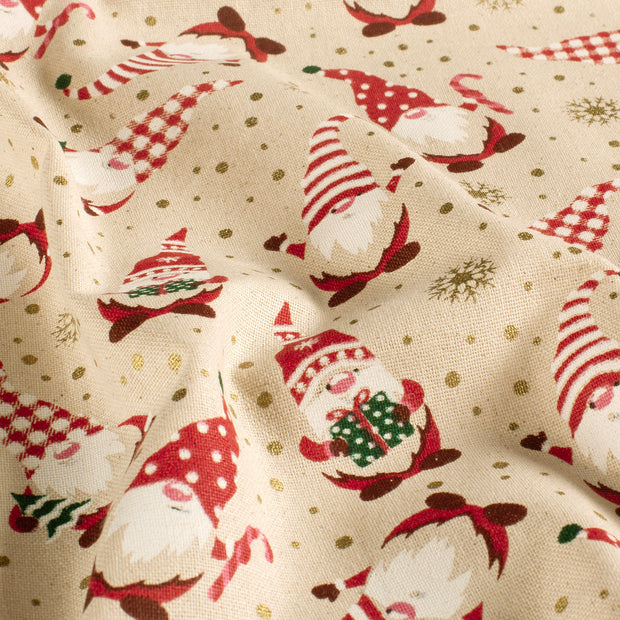 Lona tela Navidad Blanco roto