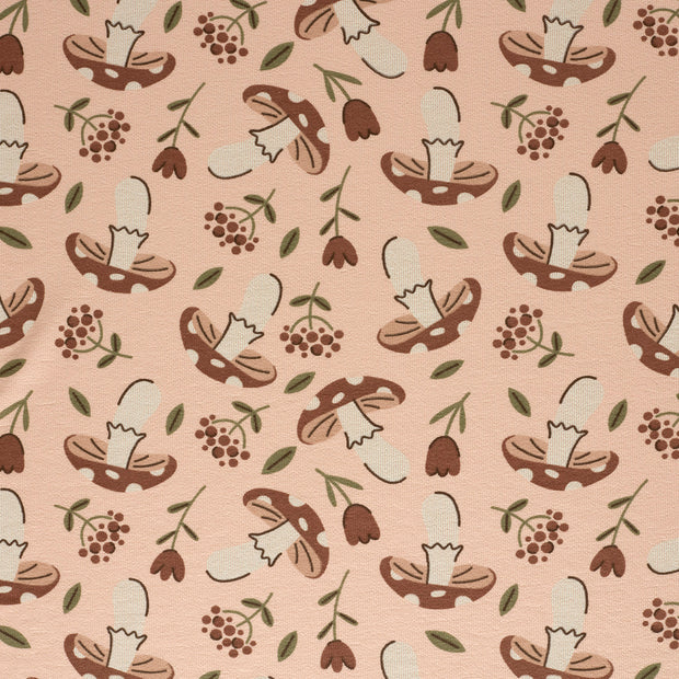 Terry Crepe fabric Nude texturized 