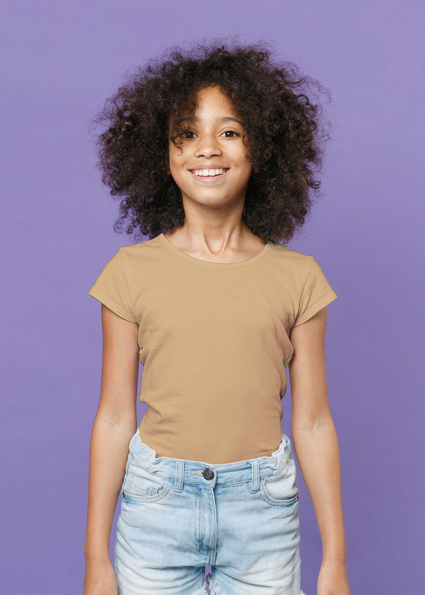 Jersey fabrik Uni Beige
