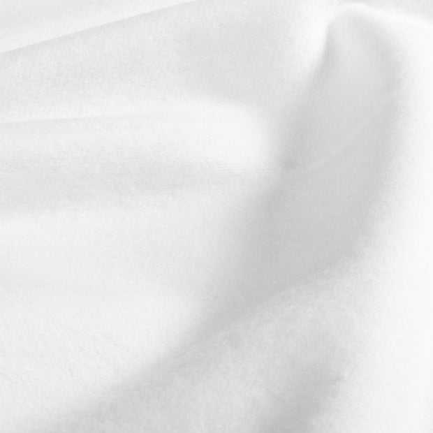 Molton fabric Unicolour Optical White