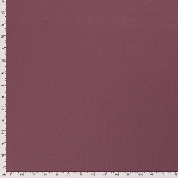 Jersey de Bambou tissu Unicolore Vieux rose