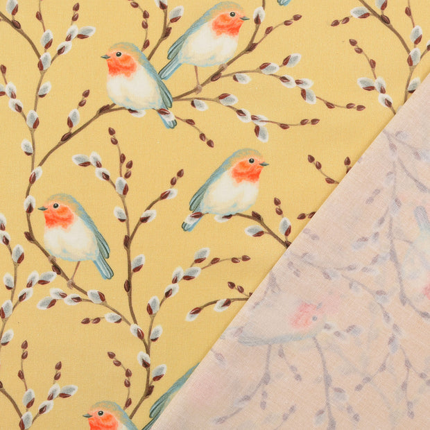 Cretonne fabric Beige 