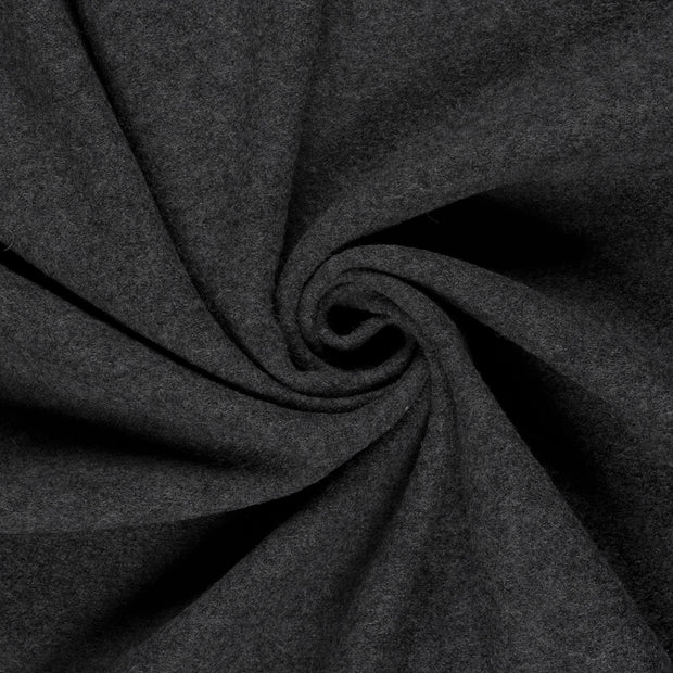 Wool Boucle fabric Grey 