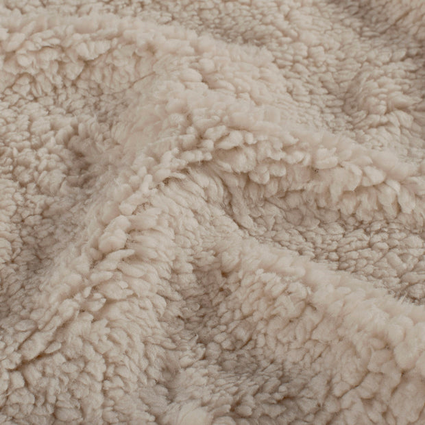 Fake Fur fabric Unicolour Beige
