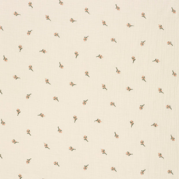 Muslin fabric Off White matte 