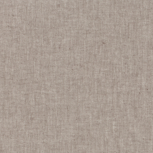 Chambré fabric Herringbone Brown