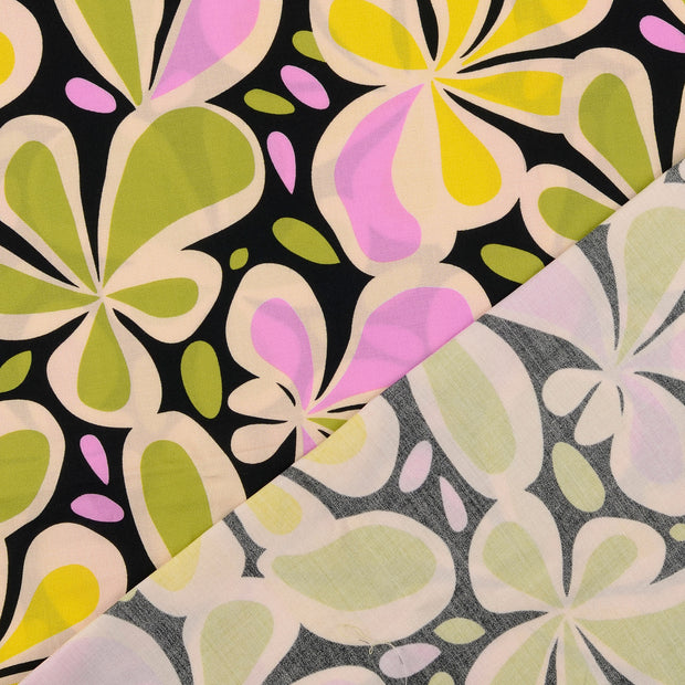 Viscose Poplin fabric Multicolor 