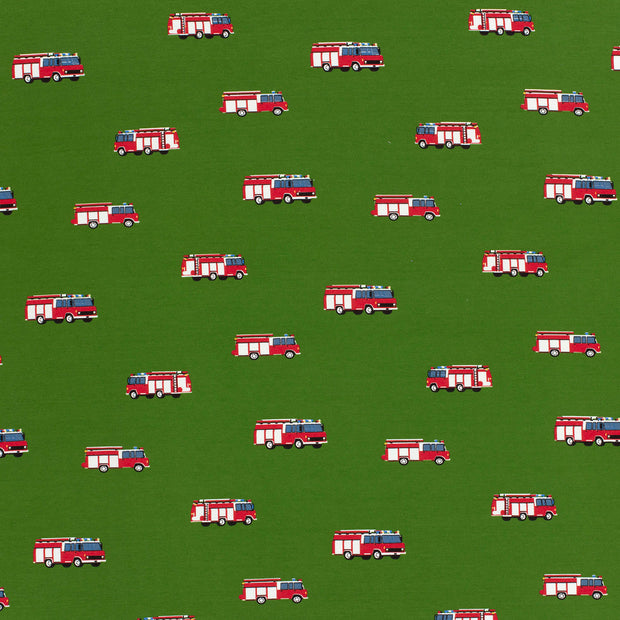 Jersey fabric Khaki Green soft 