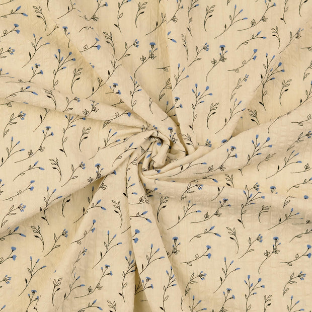 Seersucker fabric Pink 