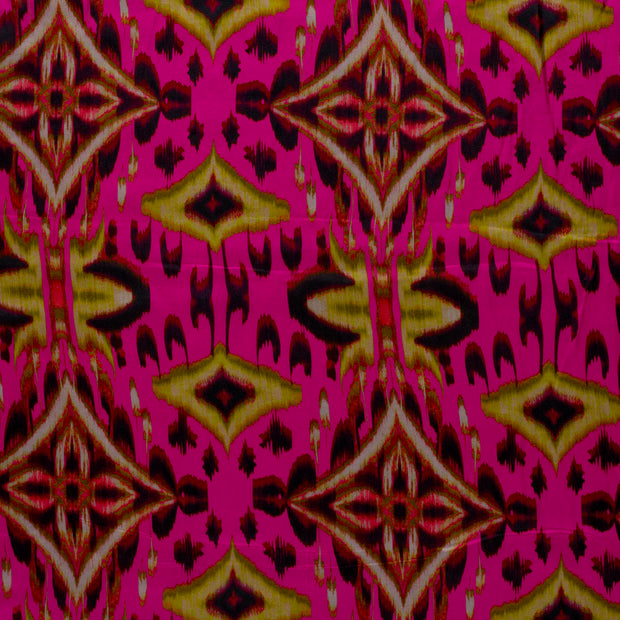 Viscose Satin fabric Fuchsia shiny 