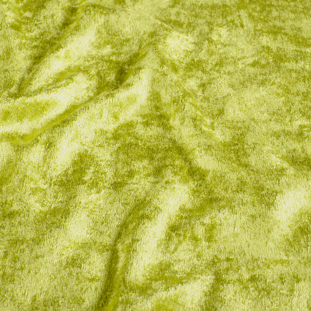 Velours fabric Unicolour Lime Green