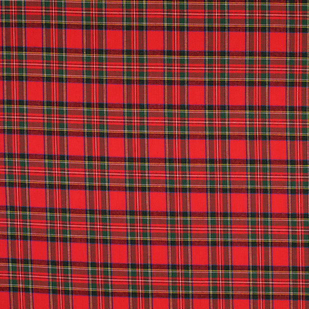 Flannel fabric Checks Green