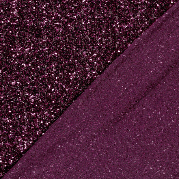 Mesh fabric Unicolour Sequins 