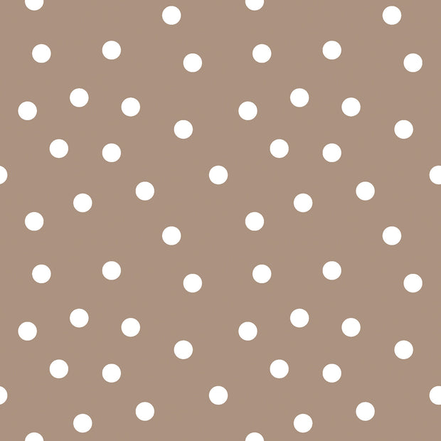 Jersey fabric Dots Beige