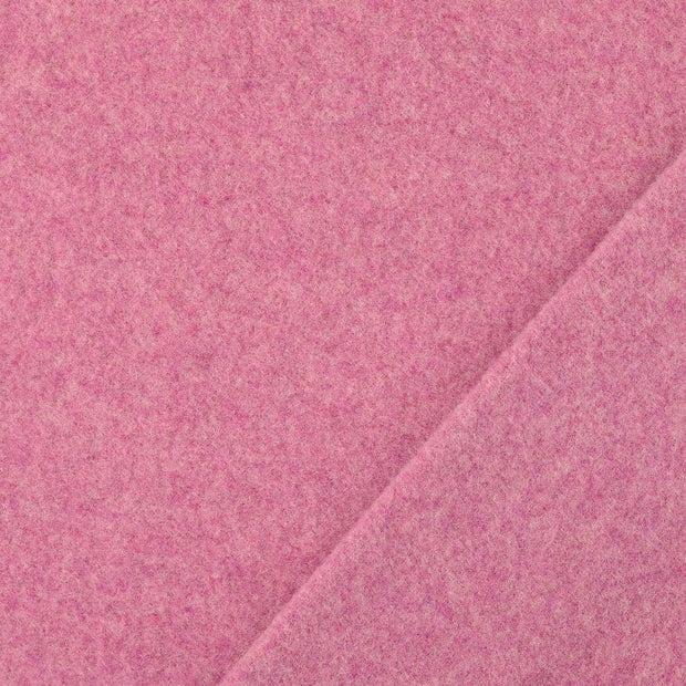 Wool Boucle fabric Old Pink yarn dyed 