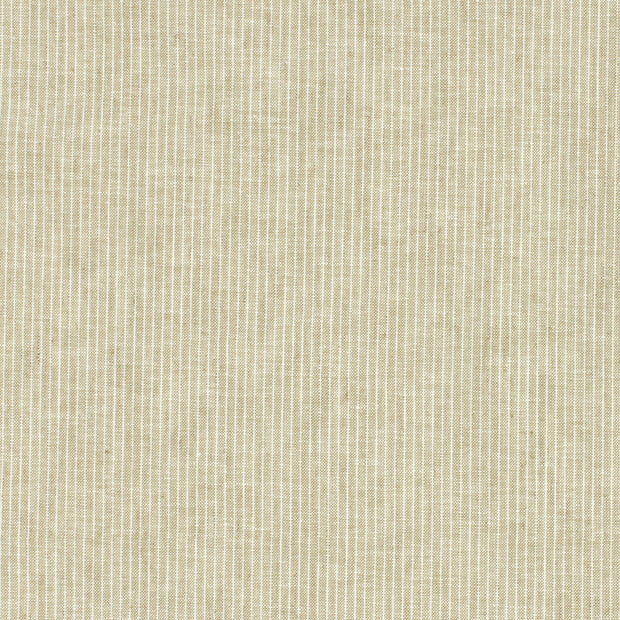 Chambré fabric Stripes Olive Green
