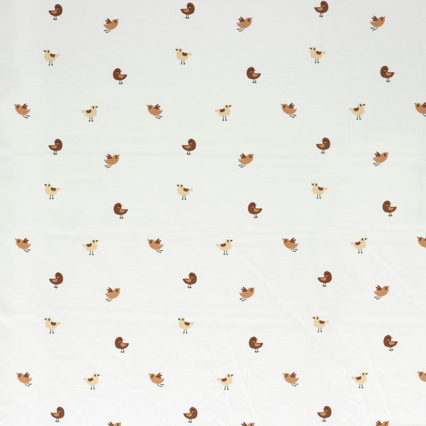 Jersey tissu Blanc cassé doux 