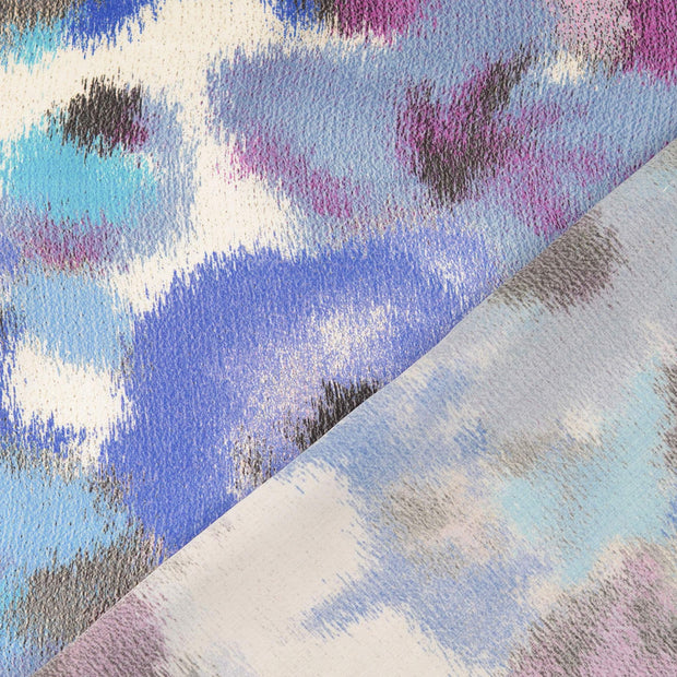 Viscose Satin fabric Multicolor digital printed 