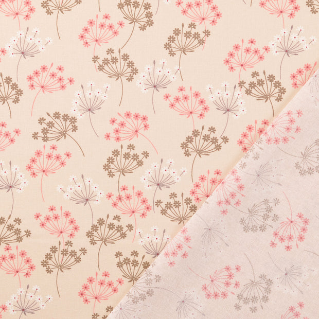 Cretonne stof Beige 