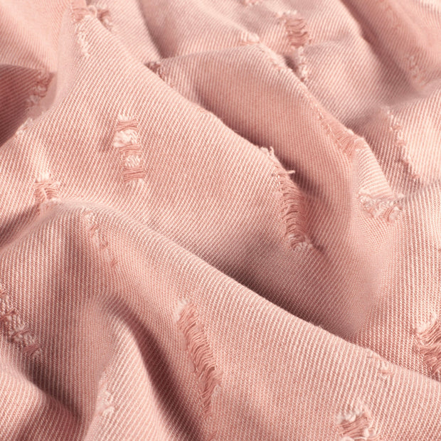 Denim fabric Unicolour Pink