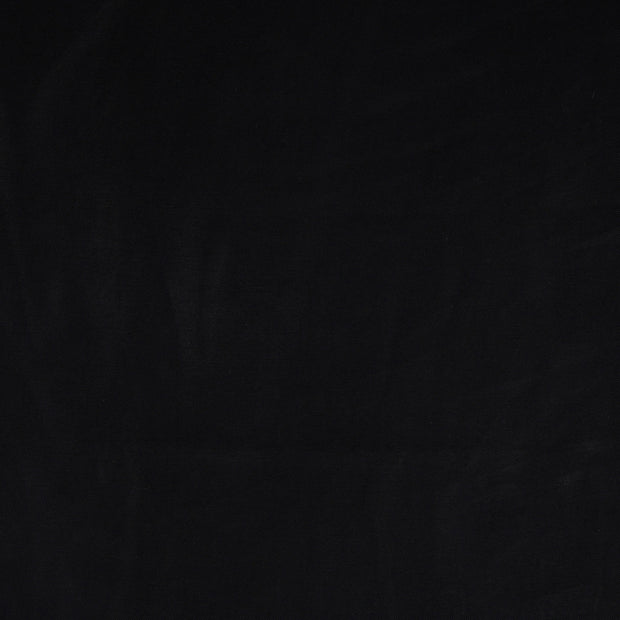 Viscose Poplin fabrik Uni Schwarz
