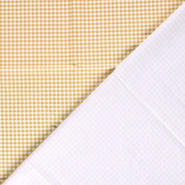 Cretonne fabric Checks digital printed 
