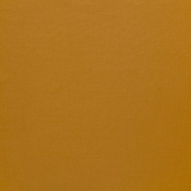 Lino Viscosa Tejido tela Ocre mate 