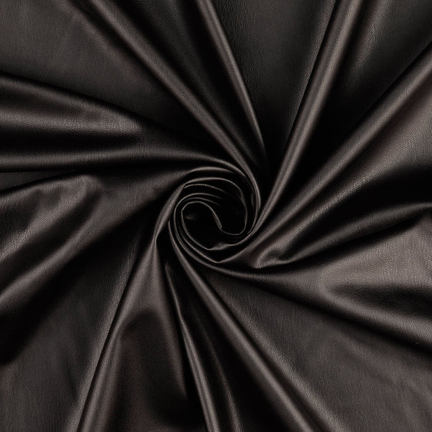 Artificial Leather fabric Black backed 