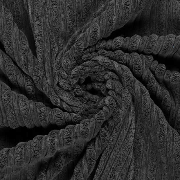 Corduroy 4.5w fabric Unicolour Dark Grey