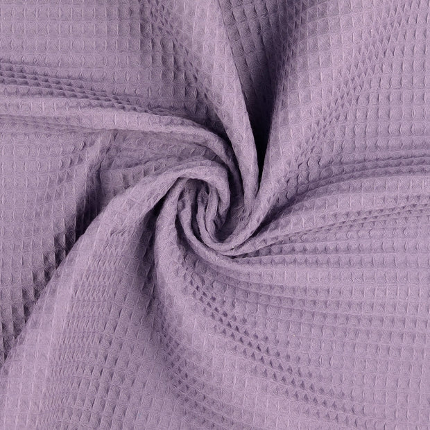 Waffle piqué fabric Carbon 