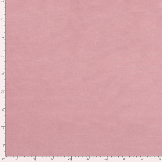 Linen fabric Unicolour Light Pink