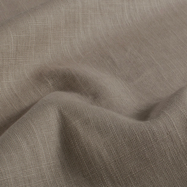 Linen fabric Unicolour Taupe Grey