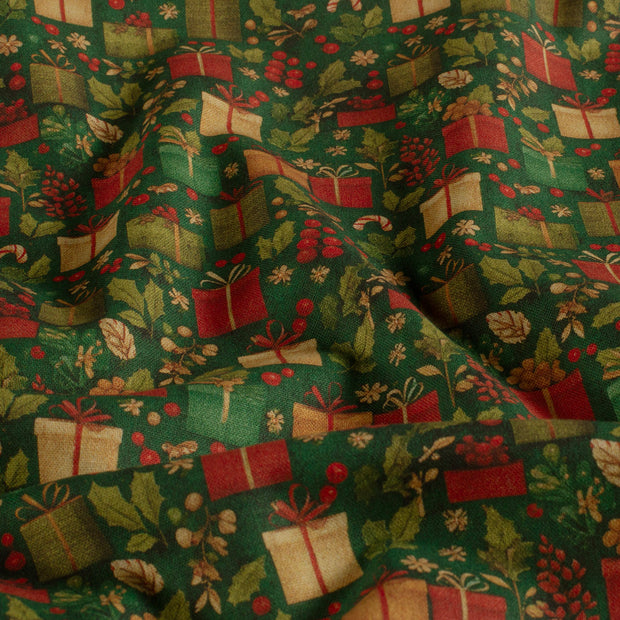 Cotton Poplin fabric Christmas 