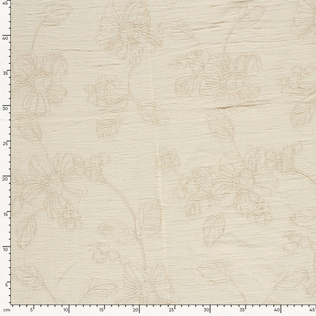  fabric Flowers Off White