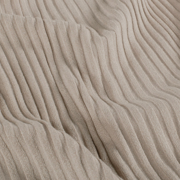 Rib Jersey tissu Unicolore Beige