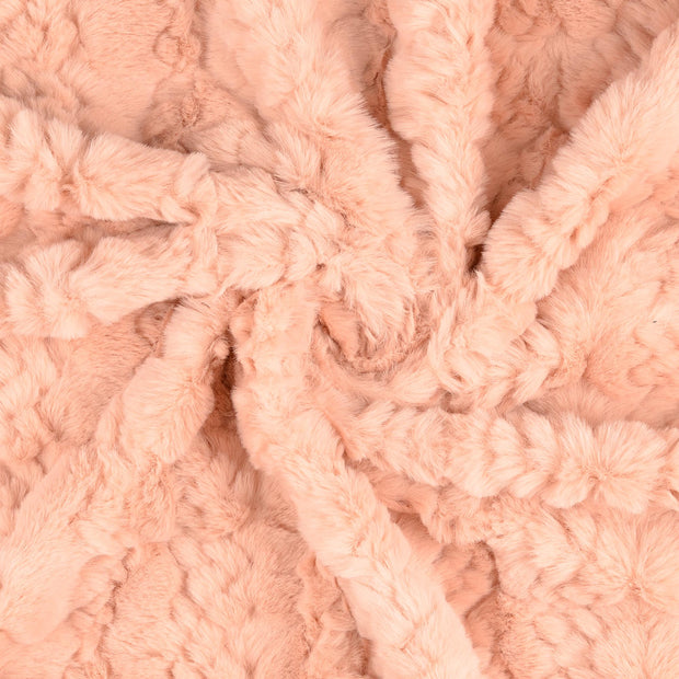 Fake Fur fabric Old Pink 