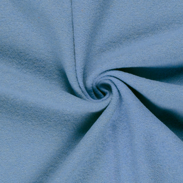Wool Boucle fabric Baby Blue 