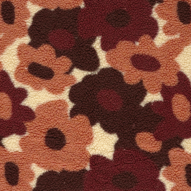 Sherpa Fleece fabric Beige matte 