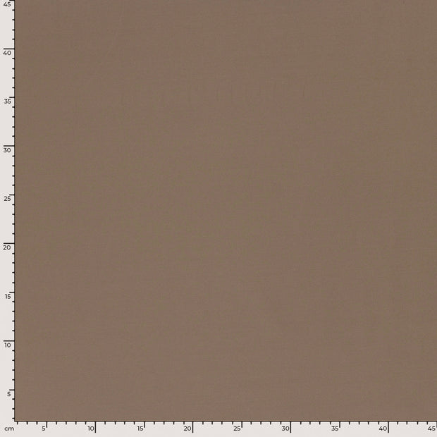 French Terry fabric Unicolour Taupe Grey