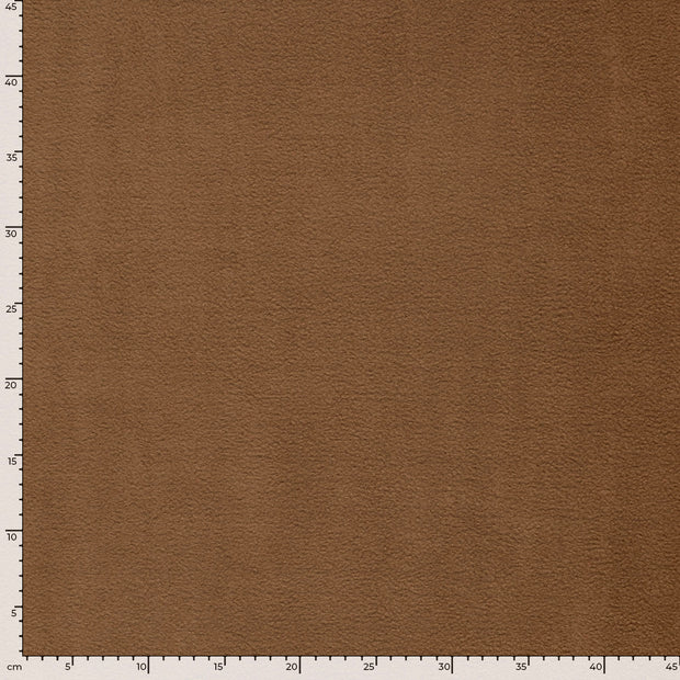 Polar Fleece fabrik Uni Braun