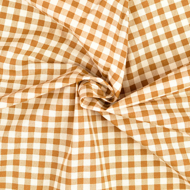 Cretonne fabric Brown 