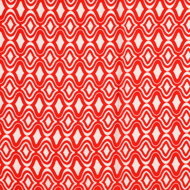 Viscose Poplin fabric Red 