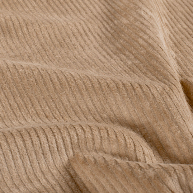 Jumbo Cord Stretch 6w fabric Unicolour Camel
