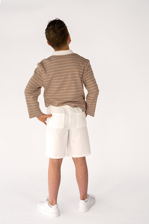 French Terry fabric Unicolour Off White
