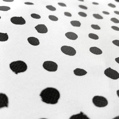 Coated Tablecloth printed Dots White