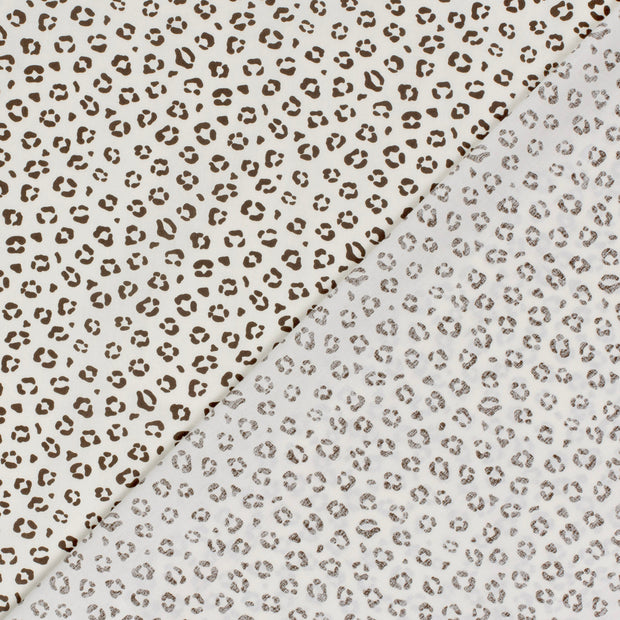 Cotton Poplin fabric Panther printed 