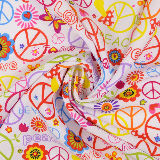 Power Stretch fabric Multicolor printed 