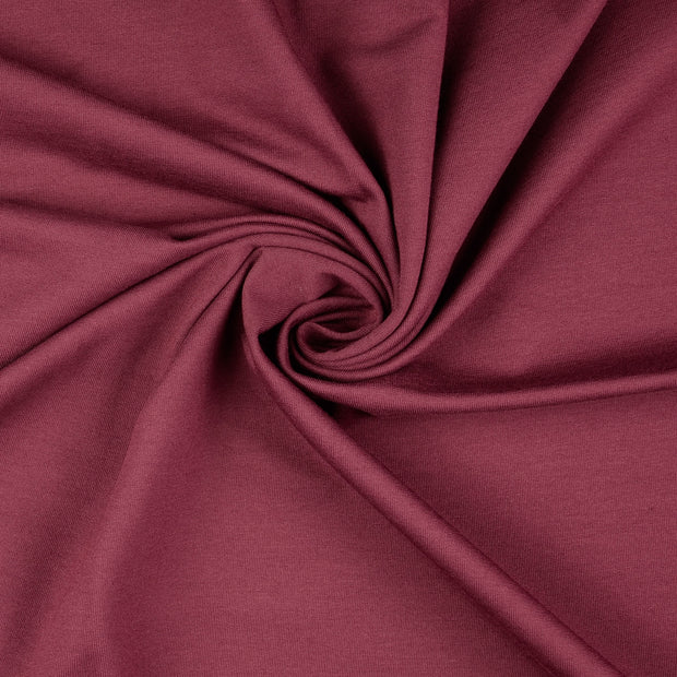 French Terry fabric Wine red 