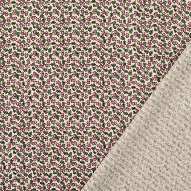 Seersucker fabric Fuchsia 