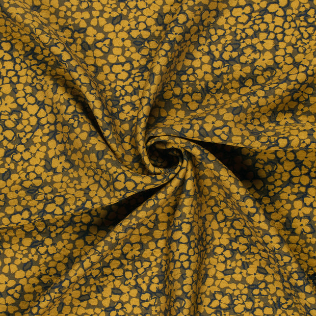 Viscose Nylon Ottoman fabric Taupe Grey printed 